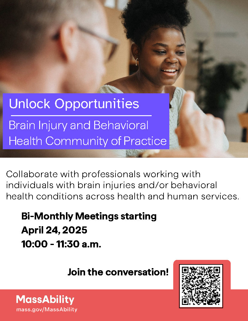 Brain injury and behavioral health community of practice bi-monthly meetings